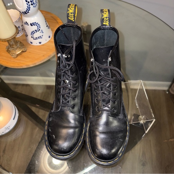 Dr. Martens Black Leather Women’s Boots - Picture 2 of 4